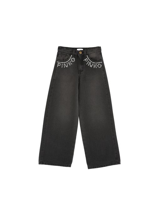 Pantalone, bambina, logato.